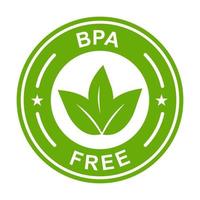bisfenol a libre de bpa y ftalatos icono libre vector signo de plástico no tóxico para diseño gráfico, logotipo, sitio web, redes sociales, aplicación móvil, ilustración de interfaz de usuario