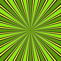 Green burst comic background vector