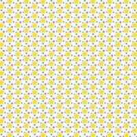 seamless colourful stars doddle the background pattern vector