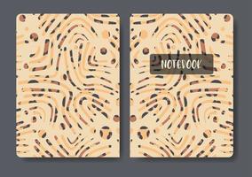 Cover with animal skin pattern. Cool colorful backgrounds. Applicable for planner and notebooks vector