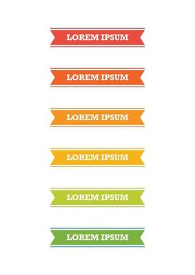 Colorful document headlines template