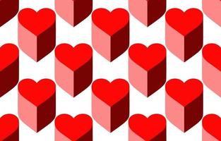 Seamless hearts pattern. Ready template for design, postcards, print, poster, party, Valentine's day, vintage textile, Vector, Art, wallpaper, background. vector