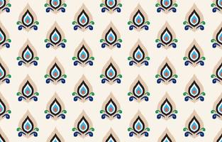 Ethnic pattern ikat seamless. Geometric Tribal African Indian traditional embroidery vector background. Aztec fabric carpet batik ornament chevron textile decoration wallpaper