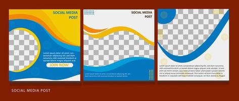 social media banners, square banners, abstract backgrounds are very suitable for websites, apps, applications. vector