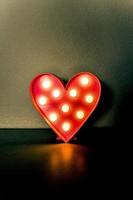 Valentines Day Glowing Heart photo