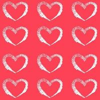 Hand drawn background for Happy Valentines Day. Lovely postcards, labels, banners, invitations, posters vector