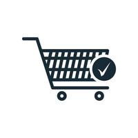 Trolley Cart Icon Design Template Elements vector