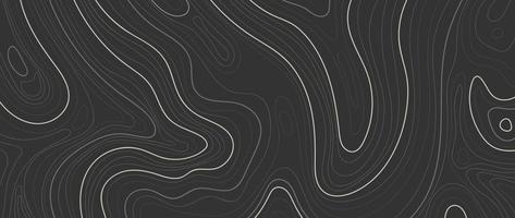 Abstract line art background vector. Mountain topographic terrain map background with abstract shape lines texture. Design illustration for wall art, fabric, packaging, web, banner, app, wallpaper. vector