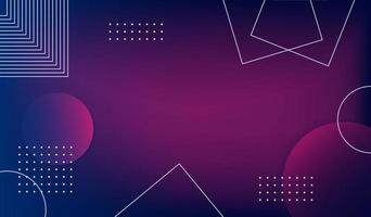 Geometric dark background with gradient shapes composition. Good for posters design. Vector illustration.