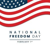 National freedom day background vector illustration.