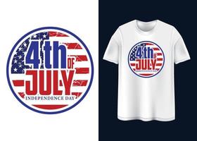 Happy Independence Day T-shirt design vector