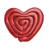 dulce corazón de caramelo png