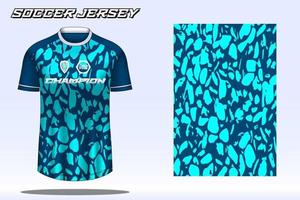 maqueta de diseño de camiseta deportiva de camiseta de fútbol para club de fútbol