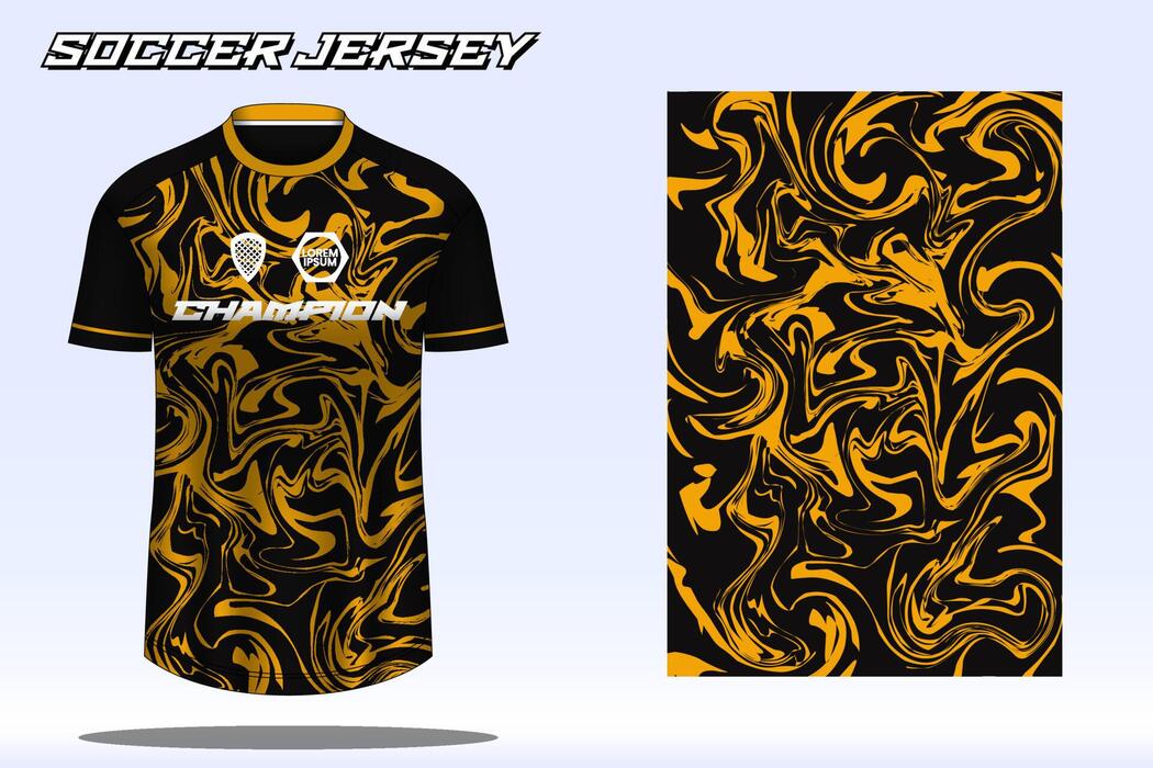 Yellow Black Jersey Vector Art, Icons, and Graphics for Free Download