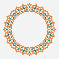 decorative round frame. circle frame. Vector design element.