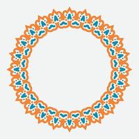 decorative round frame. circle frame. Vector design element.