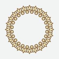 decorative round frame. circle frame. Vector design element.