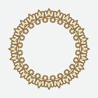 decorative round frame. circle frame. Vector design element.