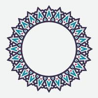 decorative round frame. circle frame. Vector design element.