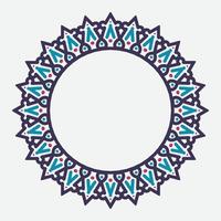 decorative round frame. circle frame. Vector design element.