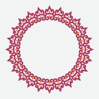 decorative round frame. circle frame. Vector design element.