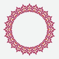 decorative round frame. circle frame. Vector design element.