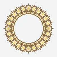 decorative round frame. circle frame. Vector design element.