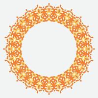 decorative round frame. circle frame. Vector design element.