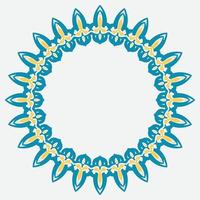 decorative round frame. circle frame. Vector design element.