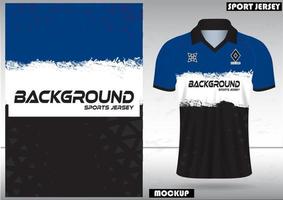 Fabric textile for Sport t-shirt, Soccer jerseys, and mockups for the football club. uniform front view. vector