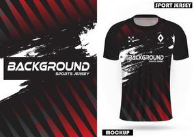 Fabric textile for Sport t-shirt, Soccer jerseys, and mockups for the football club. uniform front view. vector