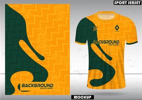 Fabric textile for Sport t-shirt, Soccer jerseys, and mockups for the football club. uniform front view. vector