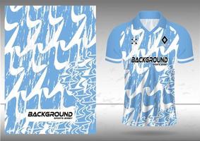 tejido textil para camisetas deportivas, camisetas de fútbol y maquetas para el club de fútbol. vista frontal uniforme. vector