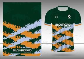 tejido textil para camisetas deportivas, camisetas de fútbol y maquetas para el club de fútbol. vista frontal uniforme. vector