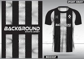 Fabric textile for Sport t-shirt, Soccer jerseys, and mockups for the football club. uniform front view. vector