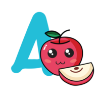 fruit alphabet clipart, fruit a à z clipart, clipart az mignon, clipart pour usage personnel et commercial, clipart numérique à télécharger png