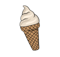 ice cream fast food hand drawn png