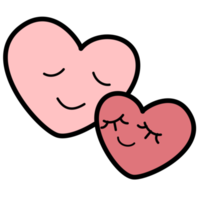 Cute Valentine Doodle Decorations PNG