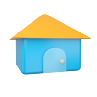 Home icon. Web Interface 3D rendering. png