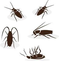 ilustración vectorial de cucaracha vector