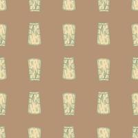 Aprons engraved seamless pattern. Vintage background for kitchen in hand drawn style. Vector repeated texture for print, fabric, wrapping, wallpaper, tissue.