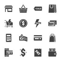 Flash Sale Special Offer icon set, Super market and shopping mall, Vector solid icon