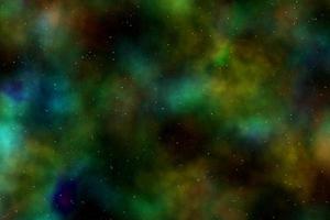 ilustración espacial abstracta, fondo de textura espacial, espacio nebulosa con estrellas, fondo colorido de galaxia foto