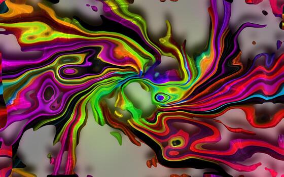 Abstract Liquid Wavy Background.Colorful Texture Surface Design.Abstract Holographic Background,Abstract Gradient Texture Background,Geometric Background,Digital Painted Watercolor texture photo