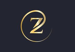 Luxury Letter Z Logo. Z Logotype For Elegant and Stylish Fashion Symbol vector