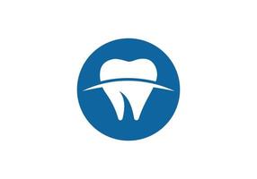 plantilla de logotipo de clínica dental, vector de diseños de logotipo de cuidado dental, logotipo de abolladura de salud