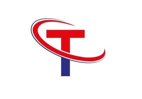 logotipo inicial de la letra t para bienes raíces, negocios e identidad de la empresa vector