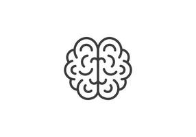 Brain Logo design vector template. Brain Artificial Intelligence Logo design vector. Health Icon design