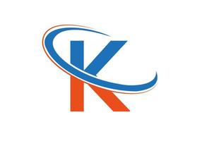 Initial Letter K Logo for Real Estate, Business and Company identity vector