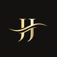 Modern JJ Logo Design for business and company identity. Creative JJ letter with luxury concept vector